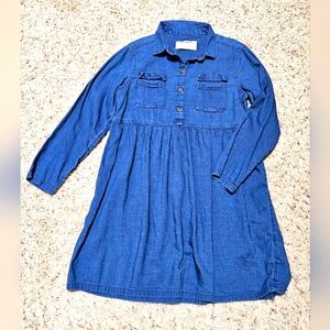 Denim dress, great for Fall!
